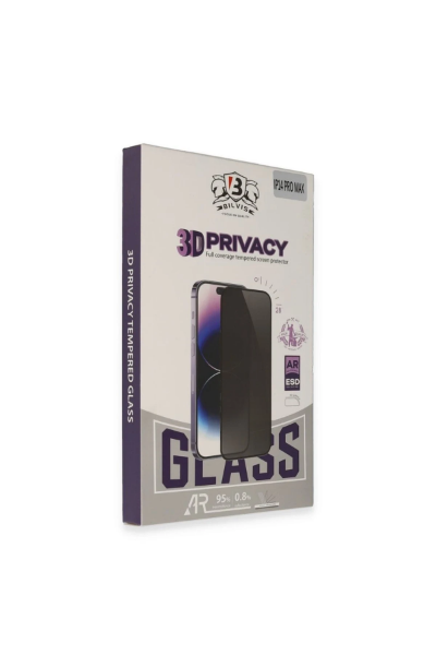Newface iPhone 16 Pro Max Bilvis 3D Hayalet Cam Ekran Koruyucu resmi