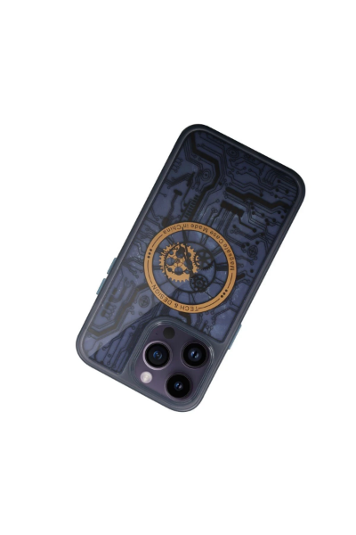 Newface iPhone 14 Pro Kılıf Magic Magneticsafe Silikon - Siyah resmi