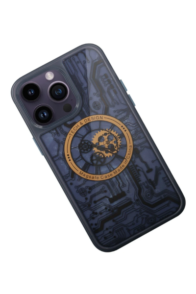 Newface iPhone 13 Pro Kılıf Magic Magneticsafe Silikon - Siyah resmi