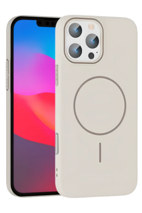 Joko iPhone 16 Pro Broş Magsafe Kapak - Krem resmi