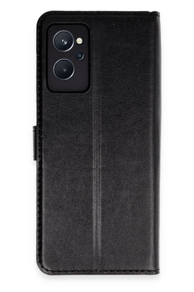 Newface Realme 9i 4G Trend S Plus Kapaklı Kılıf - Siyah resmi
