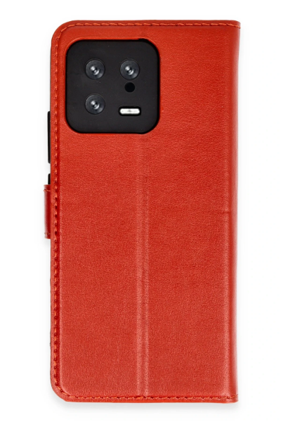 Newface Xiaomi Mi 13 Trend S Plus Kapaklı Kılıf - Kırmızı resmi