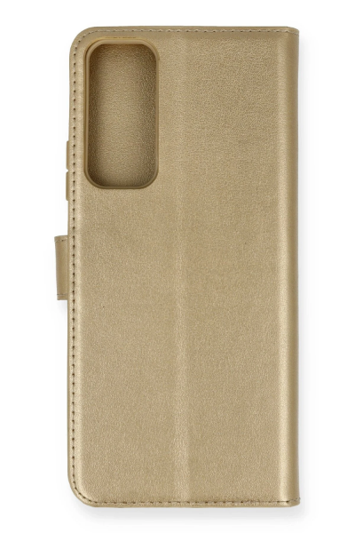 Newface Huawei P Smart 2021 Kılıf Trend S Plus Kapaklı Kılıf - Gold resmi
