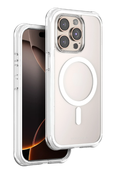 Onegif Apple iPhone 15 Pro Max Hulk Magsafe Kapak - Beyaz resmi