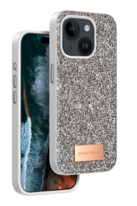 Onegif iPhone 14 Bright Simli Kapak - Gold resmi
