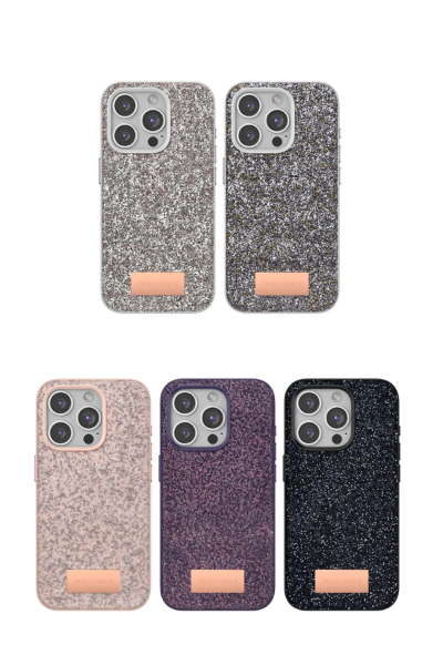 Onegif iPhone 14 Bright Simli Kapak - Derin Mor resmi