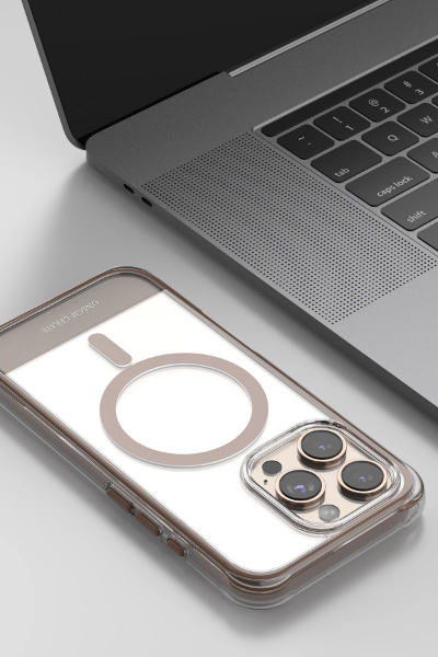 Onegif Apple iPhone 16 Pro Hulk Magsafe Kapak - Çöl Titanyum resmi