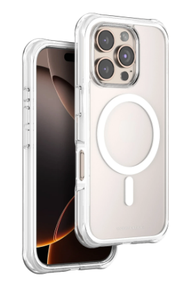Onegif Apple iPhone 16 Pro Max Hulk Magsafe Kapak - Beyaz resmi