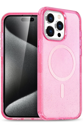 Joko Apple iPhone 15 Pro Max Glow Magsafe Kapak - Pembe resmi