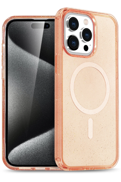 Joko Apple iPhone 15 Pro Max Glow Magsafe Kapak - Turuncu resmi