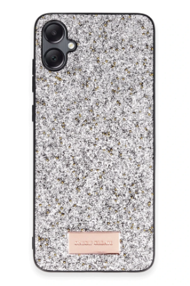 Onegif Samsung Galaxy A05 Bright Simli Kapak - Gümüş resmi