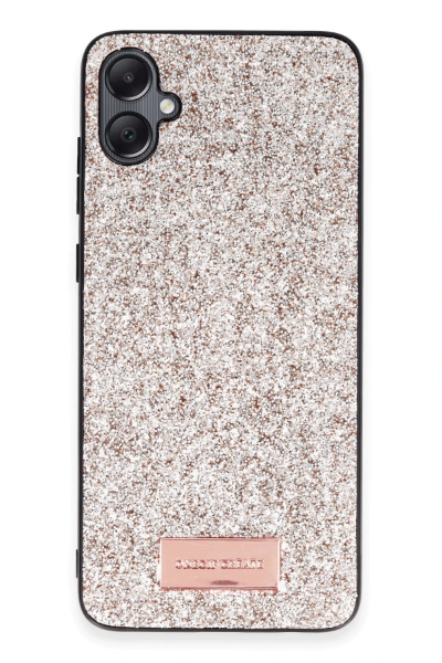 Onegif Samsung Galaxy A05 Bright Simli Kapak - Gold resmi