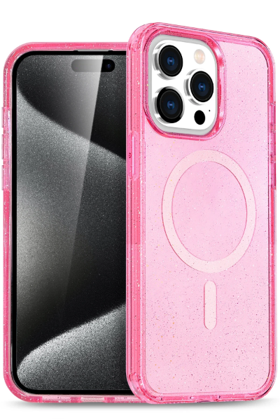 Joko Apple iPhone 14 Pro Max Glow Magsafe Kapak - Pembe resmi