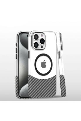 Joko iPhone 16 Pro Carbon Puzzle Magsafe Kapak - Beyaz resmi