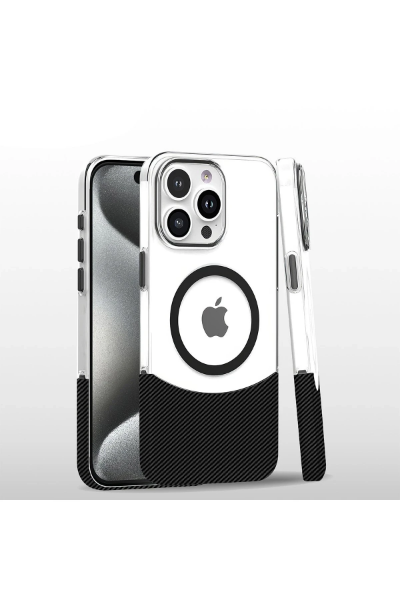 Joko iPhone 16 Pro Max Carbon Puzzle Magsafe Kapak - Siyah resmi