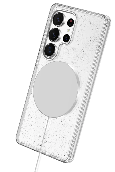 Newface Samsung Galaxy S25 Ultra Glow Magsafe Kapak - Şeffaf resmi