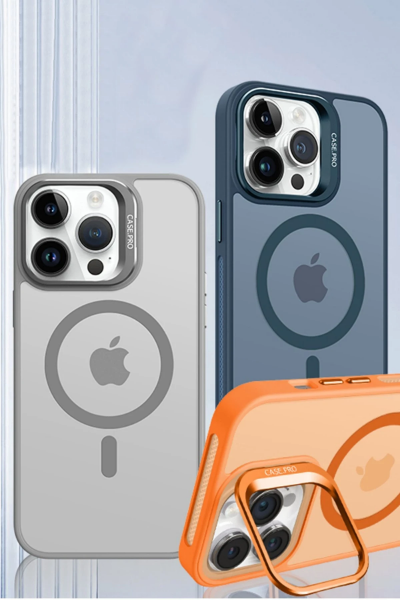 Joko iPhone 14 Kılıf Flet Lens Magsafe Kapak - Koyu Yeşil resmi
