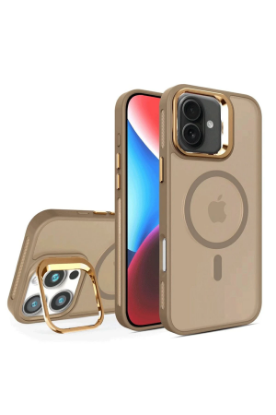 Joko iPhone 16 Plus Flet Lens Magsafe Kapak - Gold resmi