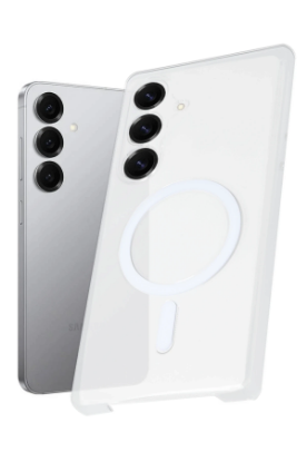 Newface Samsung Galaxy S25 Plus Kılıf PC Zara Magsafe Şeffaf Kılıf - Şeffaf resmi