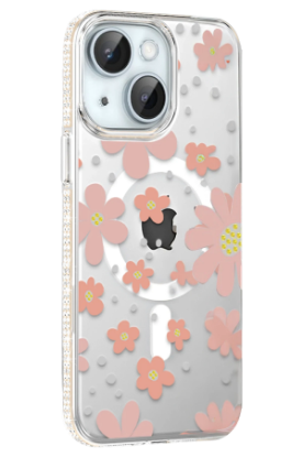 Joko Apple iPhone 14 Floral Magsafe Kapak - Pembe resmi