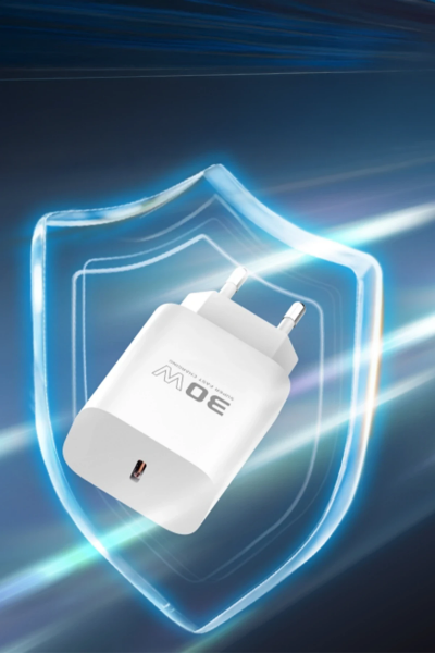 Konfulon C87C 30W Type-C Çıkışlı Ekstra DL51 1M Type-C to Type-C Kablolu PD Şarj Cihazı - Beyaz resmi