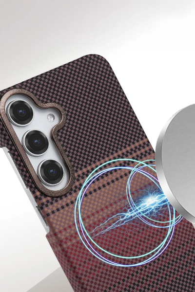 Newface Samsung Galaxy A35 5G Vega Magsafe Kapak - Kırmızı resmi