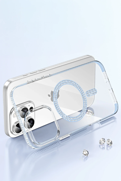 Joko Apple iPhone 16 Pro Max Move Taşlı Magsafe Kapak - Lila resmi