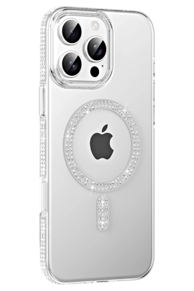 Joko Apple iPhone 16 Pro Max Move Taşlı Magsafe Kapak - Natural Grey resmi