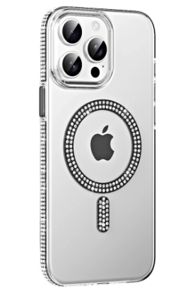 Joko Apple iPhone 14 Pro Max Move Taşlı Magsafe Kapak - Siyah resmi