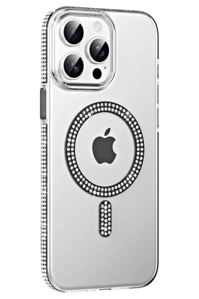 Joko Apple iPhone 14 Pro Max Move Taşlı Magsafe Kapak - Siyah resmi
