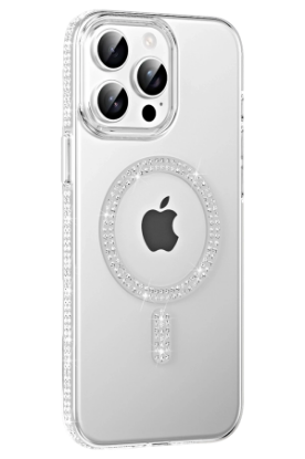 Joko Apple iPhone 14 Pro Max Move Taşlı Magsafe Kapak - Natural Grey resmi