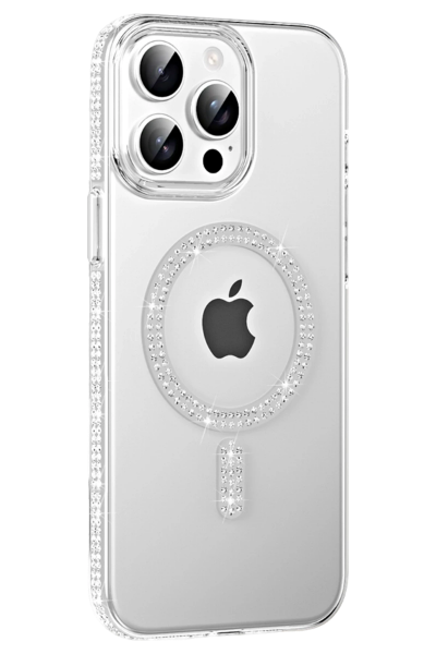 Joko Apple iPhone 14 Pro Max Move Taşlı Magsafe Kapak - Natural Grey resmi