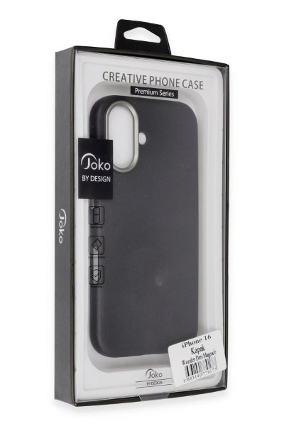 Joko iPhone 16 Wonder Deri Magsafe Kapak - Kahverengi resmi