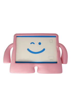 Newface iPad Mini 5 Kılıf Karakter Tablet Silikon - Açık Pembe resmi