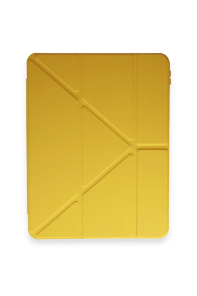 Newface iPad Pro 11 (2018) Kılıf Kalemlikli Mars Tablet Kılıfı - Açık Sarı resmi