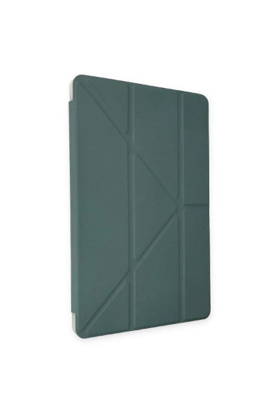 Newface iPad Pro 11 (2018) Kılıf Kalemlikli Mars Tablet Kılıfı - Koyu Yeşil resmi
