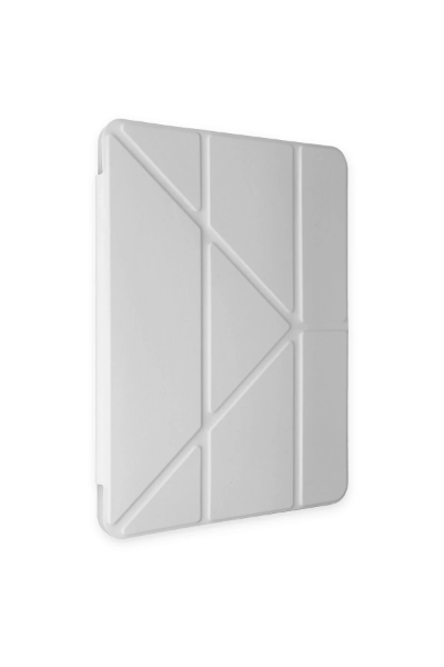 Newface iPad Pro 11 (2018) Kılıf Kalemlikli Mars Tablet Kılıfı - Gri resmi