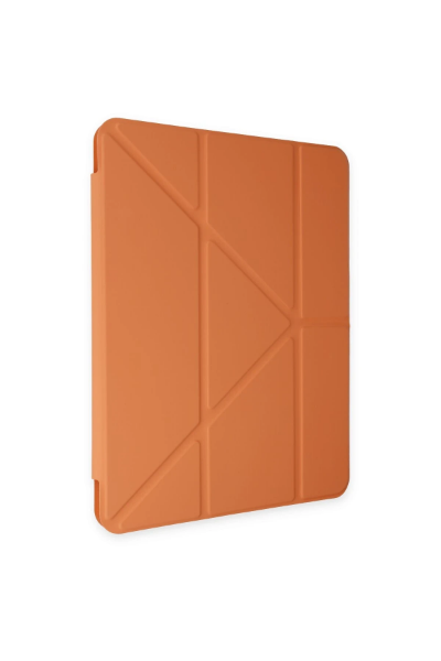 Newface iPad Pro 11 (2018) Kılıf Kalemlikli Mars Tablet Kılıfı - Turuncu resmi
