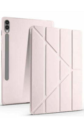 Newface Samsung Galaxy X510 Tab S9 FE 11 Kılıf Kalemlikli Mars Tablet Kılıfı - Rose Gold resmi