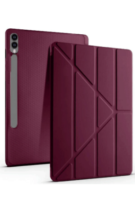 Newface Samsung Galaxy X510 Tab S9 FE 11 Kılıf Kalemlikli Mars Tablet Kılıfı - Mor resmi
