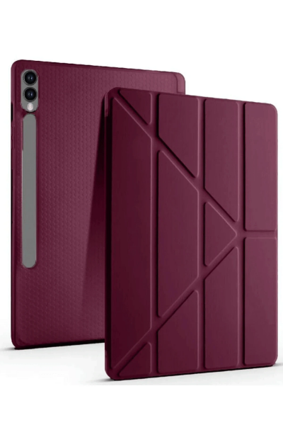 Newface Samsung Galaxy X510 Tab S9 FE 11 Kılıf Kalemlikli Mars Tablet Kılıfı - Mor resmi