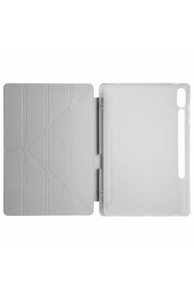 Newface Samsung Galaxy X510 Tab S9 FE 11 Kılıf Kalemlikli Mars Tablet Kılıfı - Gri resmi