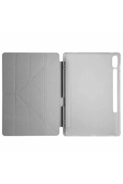 Newface Samsung Galaxy X510 Tab S9 FE 11 Kılıf Kalemlikli Mars Tablet Kılıfı - Koyu Gri resmi