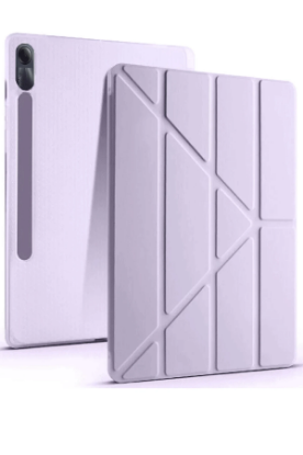 Newface Xiaomi Redmi Pad SE Kılıf Kalemlikli Mars Tablet Kılıfı - Açık Mor resmi