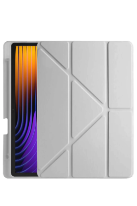 Newface Xiaomi Pad 7 Pro Kılıf Kalemlikli Mars Tablet Kılıfı - Gri resmi
