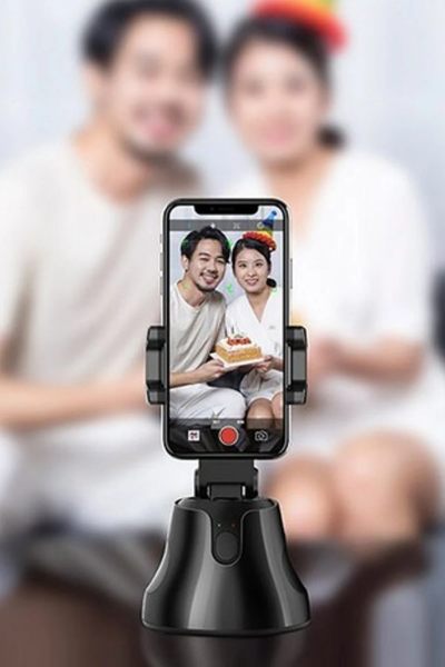 Newface Apai Genie 360 Derece Takip Etme Özellikli Selfie Gimbal - Siyah resmi