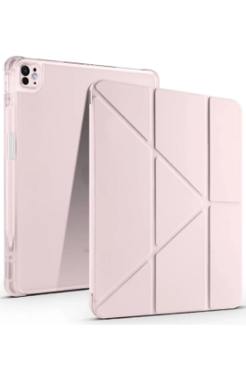 Newface iPad Air 13 (2024) Kılıf Kalemlikli Mars Tablet Kılıfı - Rose Gold resmi