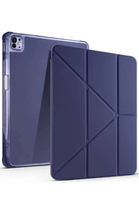 Newface iPad Air 13 (2024) Kılıf Kalemlikli Mars Tablet Kılıfı - Lacivert resmi