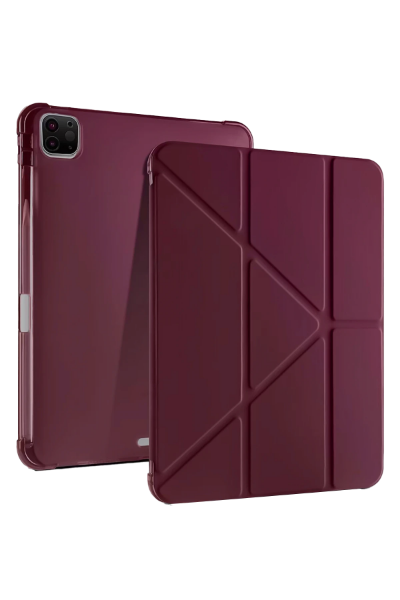 Newface iPad Air 13 (2024) Kılıf Kalemlikli Mars Tablet Kılıfı - Mor resmi