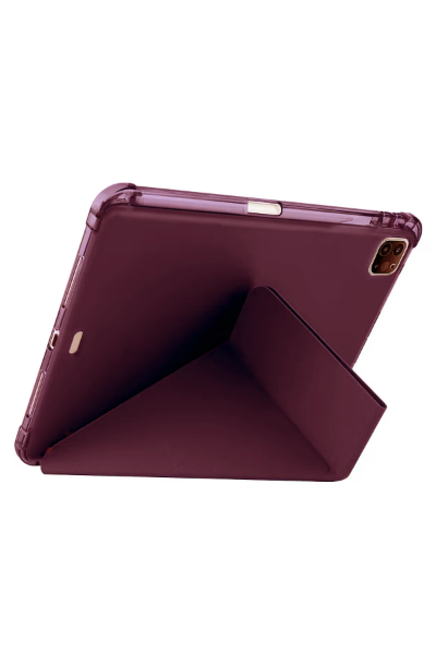 Newface iPad Air 13 (2024) Kılıf Kalemlikli Mars Tablet Kılıfı - Mor resmi